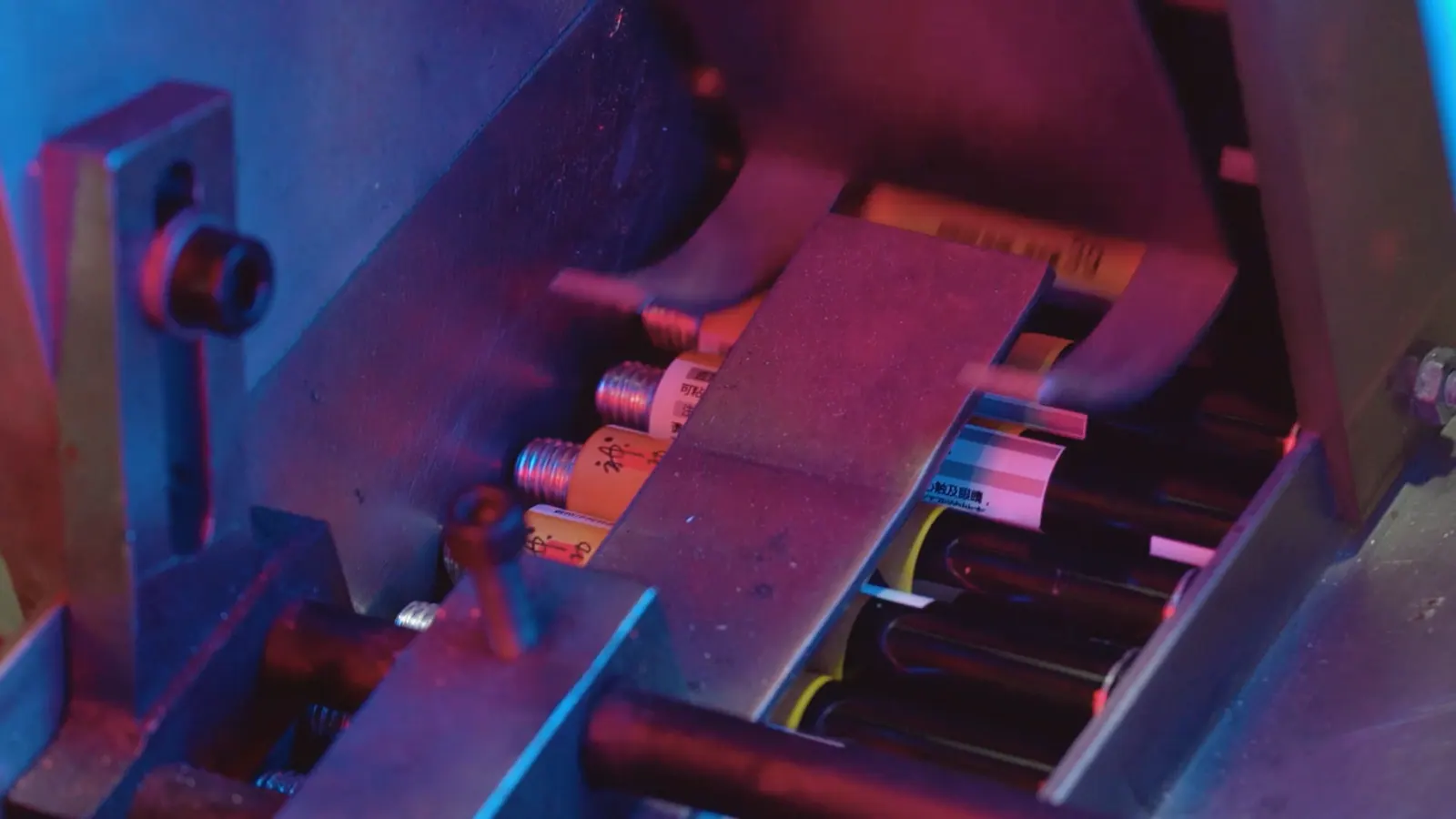Automated adhesive filling and capping production line